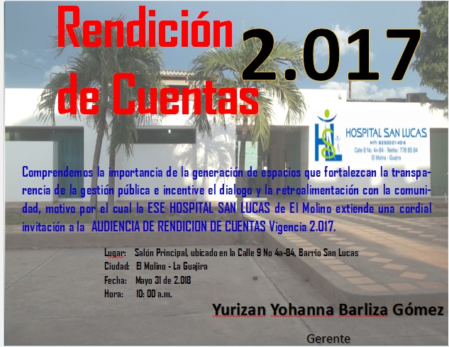 RENDICION DE CUENTAS